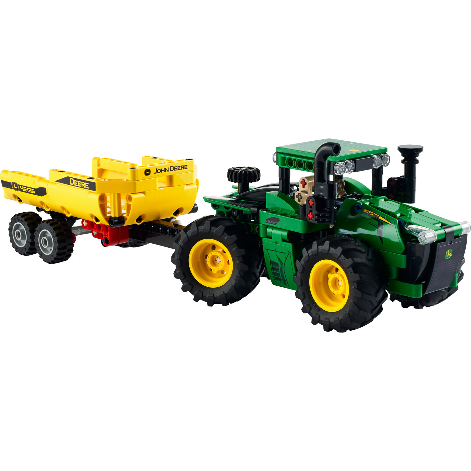 Блоковий конструктор LEGO Technic John Deere 9620R 4WD Tractor 390 деталей (42136)