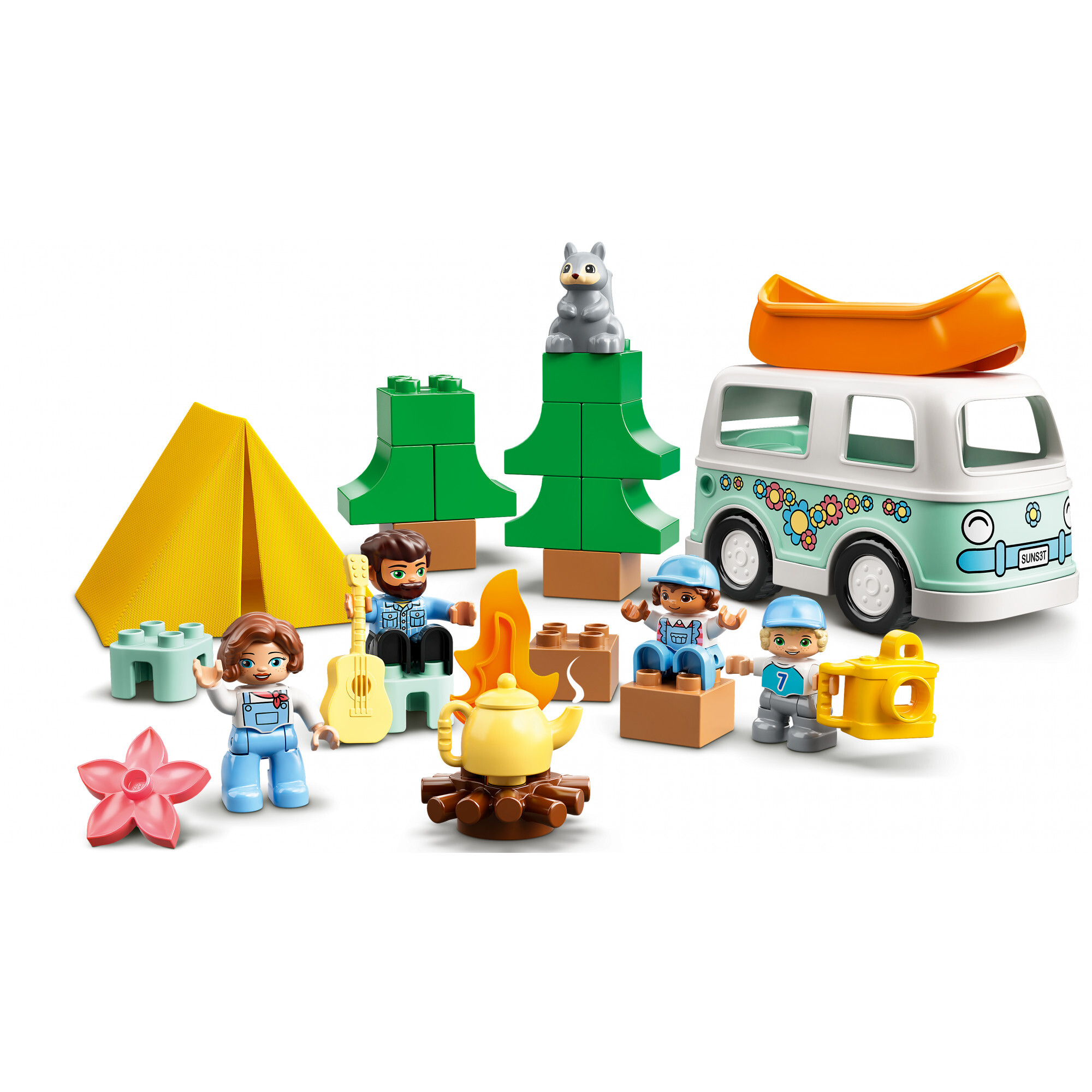 Блоковий конструктор LEGO Duplo Семейное приключение на микроавтобусе (10946)