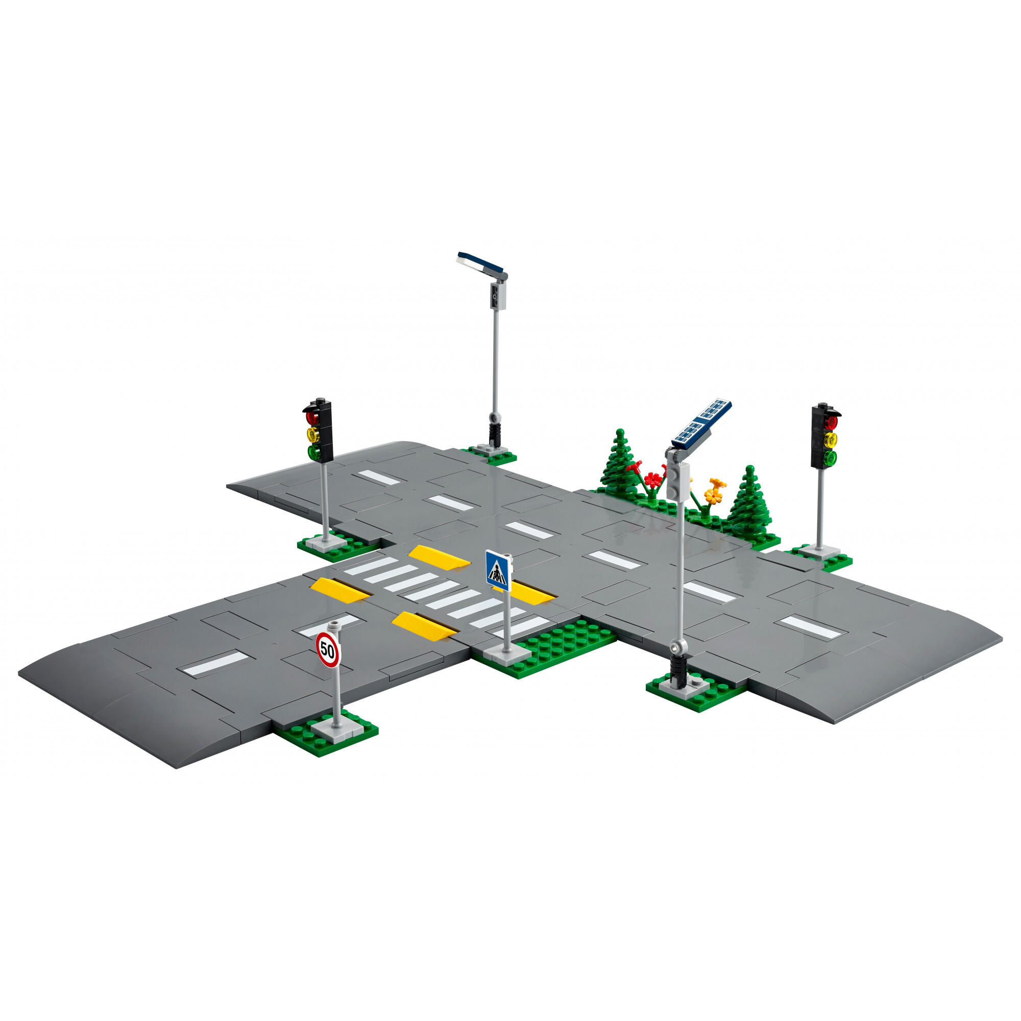 Блоковий конструктор LEGO City Town Перекрёсток (60304)