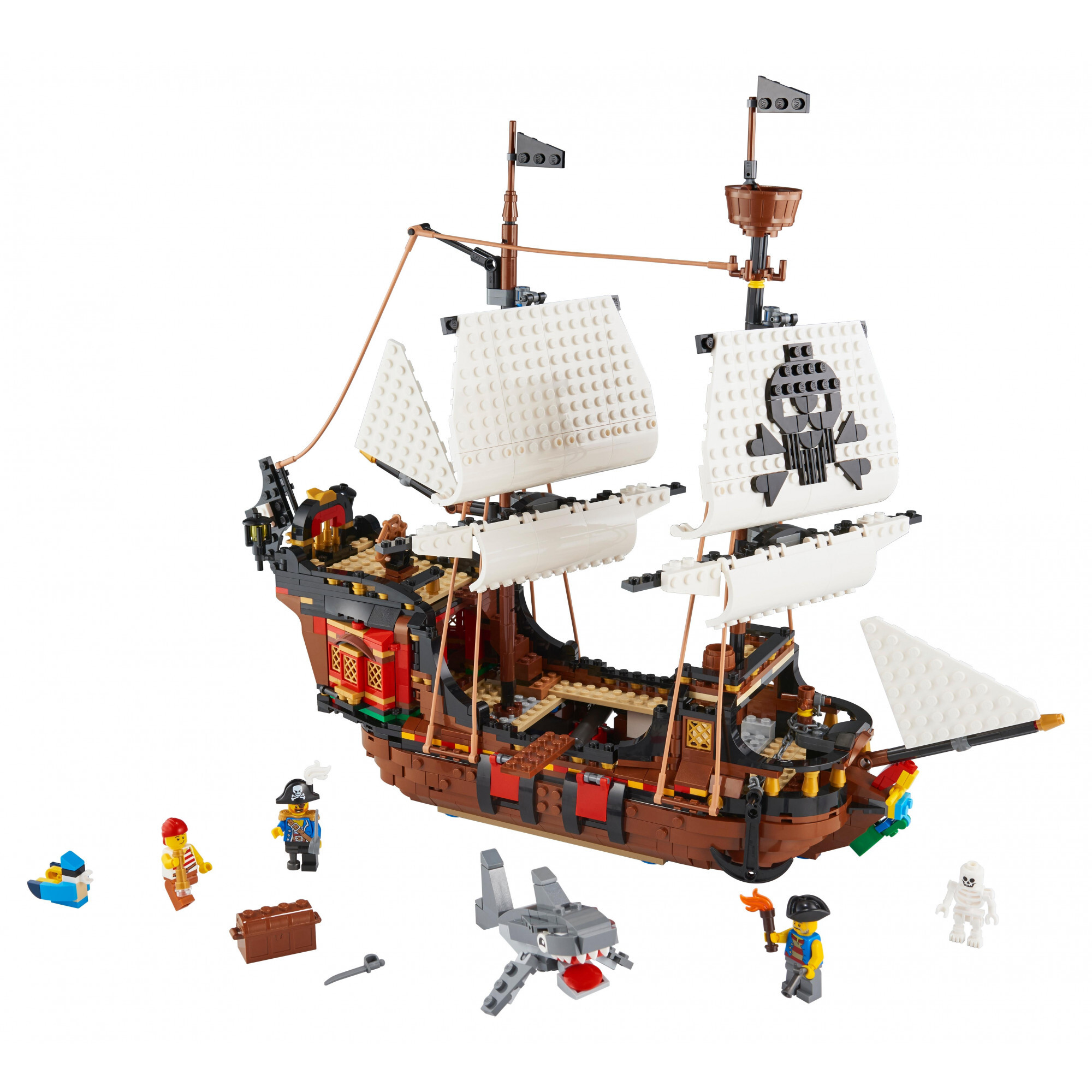 Блоковий конструктор LEGO Creator Пиратский корабль 1262 детали (31109)