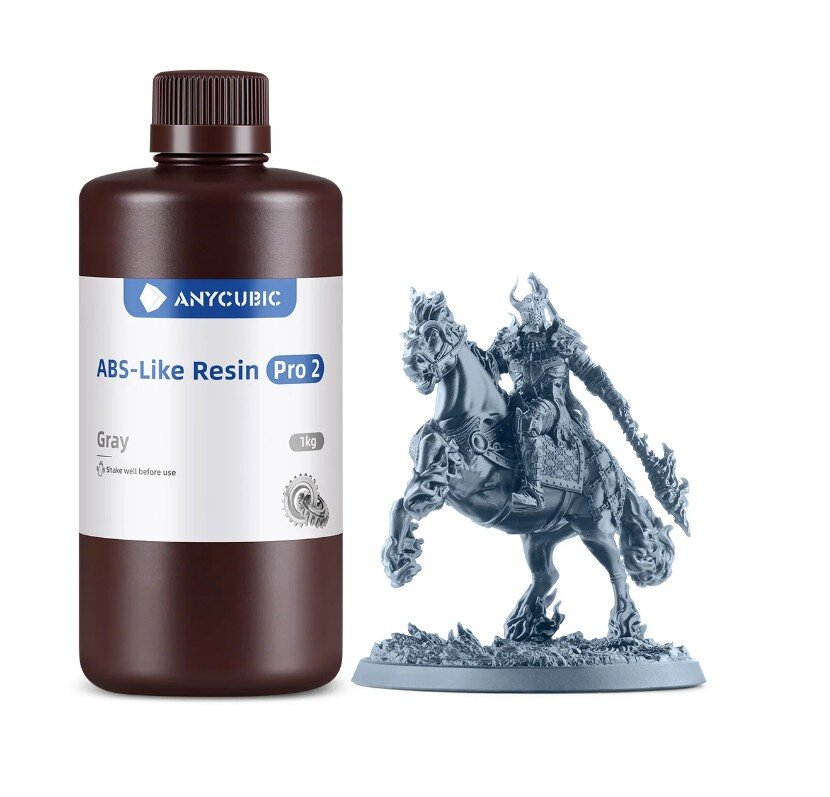 Фотополімерна смола Anycubic ABS-Like Resin Pro 2 1кг Grey