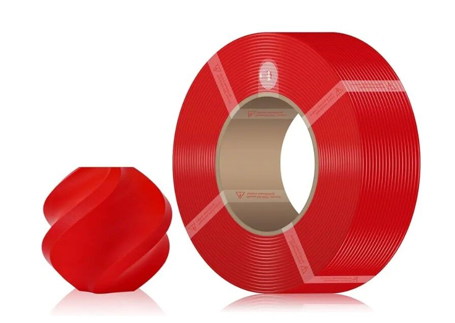 Філамент для 3D принтера без котушки Bambu Lab PLA Basic Refill 1 кг 1.75мм Red
