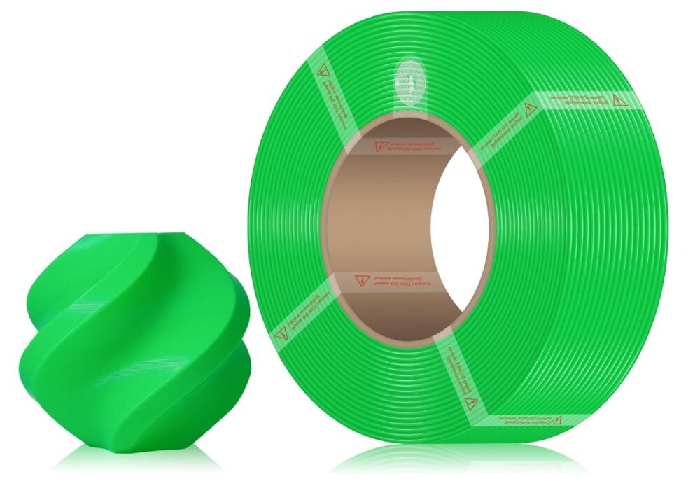 Філамент для 3D принтера без котушки Bambu Lab PLA Basic Refill 1 кг 1.75мм Green